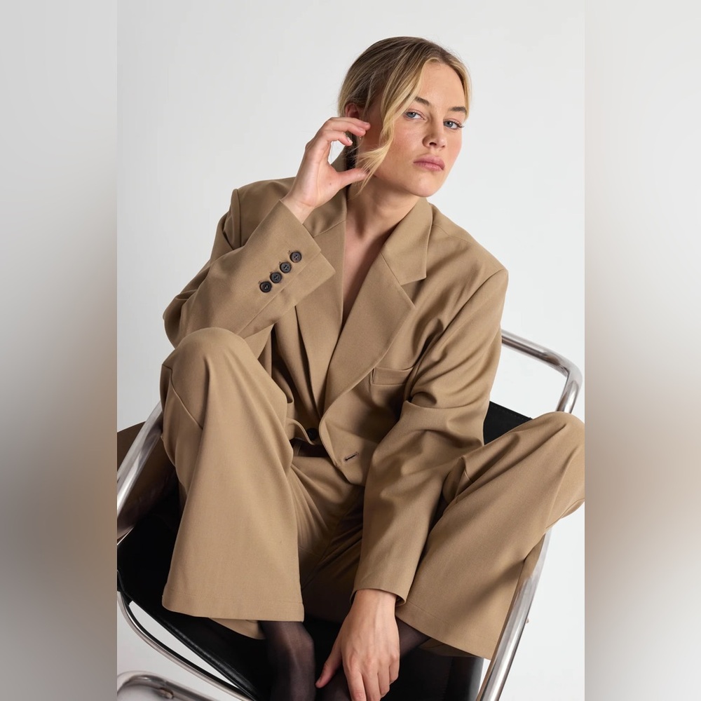 Almina Concept Oversized Double Button Blazer - Picture 15 of 16